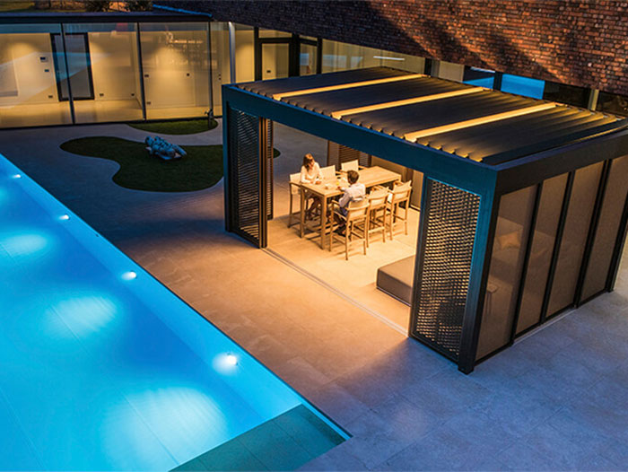 電動百葉涼亭M145