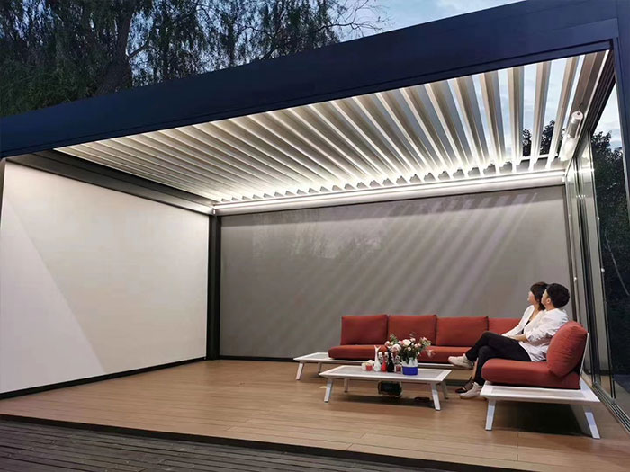 電動百葉涼亭M210 電動百葉涼亭M210