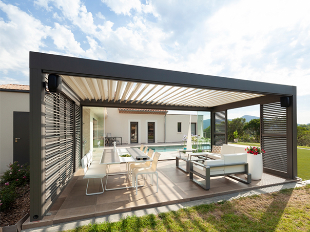 電動百葉涼亭M210 電動百葉涼亭M210